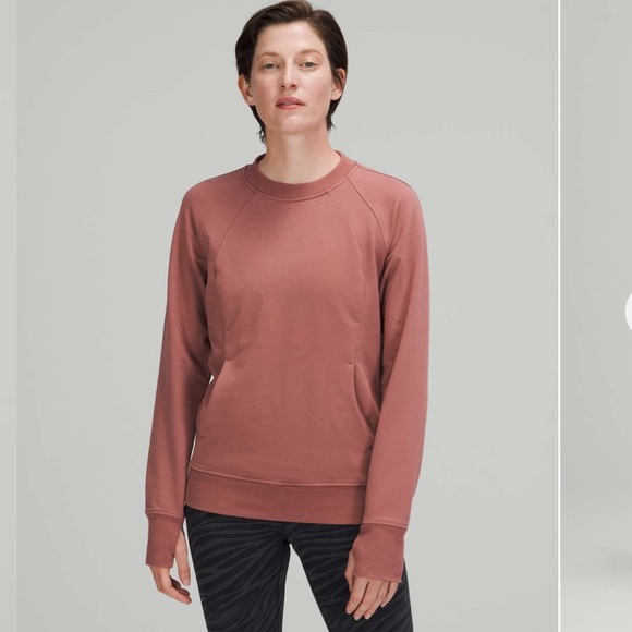 lululemon athletica Tops - LULULEMON Lululemon Scuba Crew Spiced Chai NWT